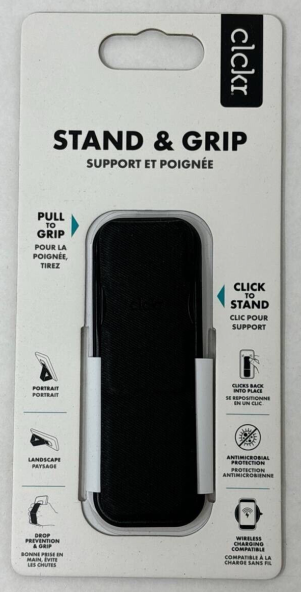 Clckr Universal Stand and Grip Phone Holder Smooth Mount for iPhone 16 Pro