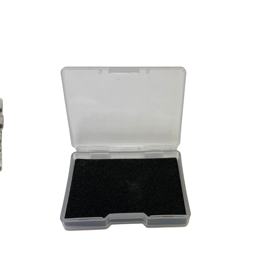 10 x Plastic Clear Jewelry Box Packaging For Rings Necklage Protect 1.75" x 1.3"