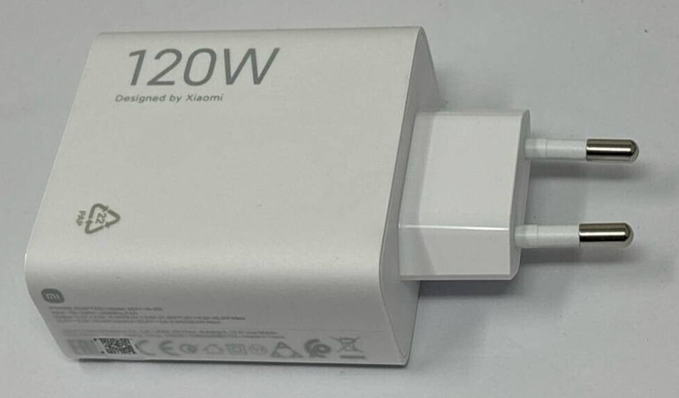 Xiaomi Power Adapter USB Fast Charge 120W for Redmi Note 13 Pro MDY-16-EN Head