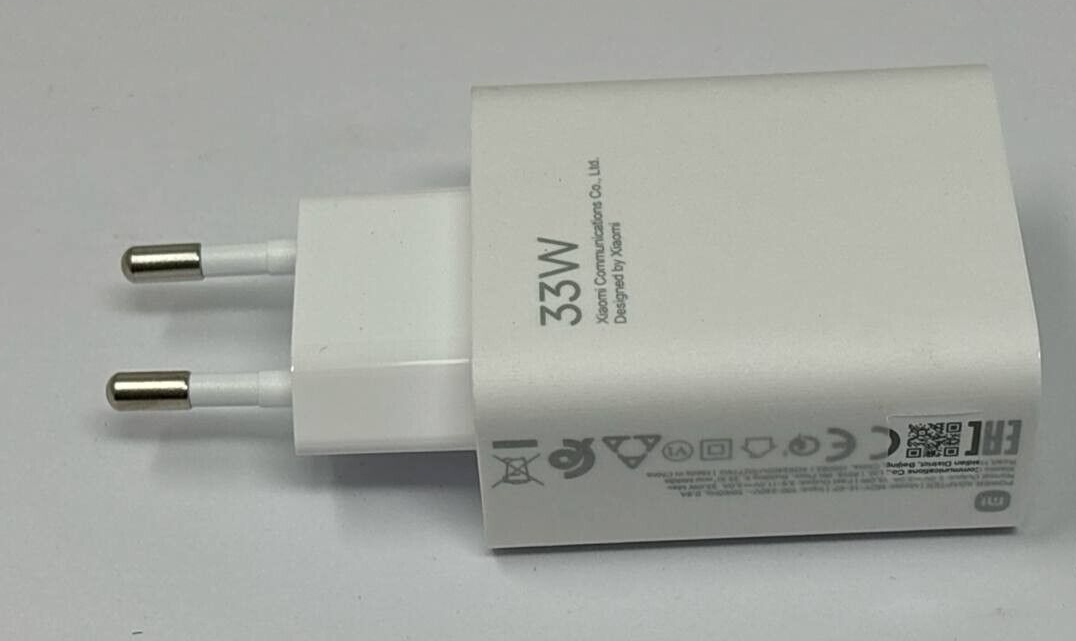 Xiaomi MDY-16-EF Power Adapter USB Fast Charger 33W EU wall Charge Universal Fit