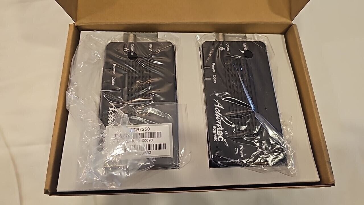 Actiontec MoCA 2.5 Gigabit Network Adapter Over Ethernet Port Over Coax ECB7250