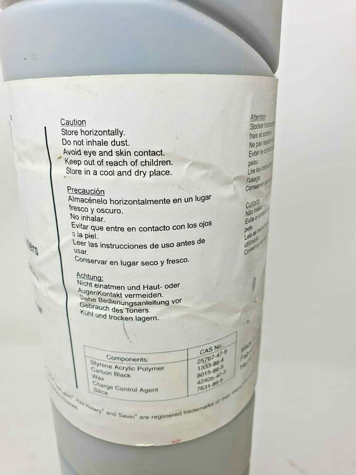 Toner For Ricoh 887994 Type 5105D Aficio 551 1055 Gestetner 3270 3355 337 43oz