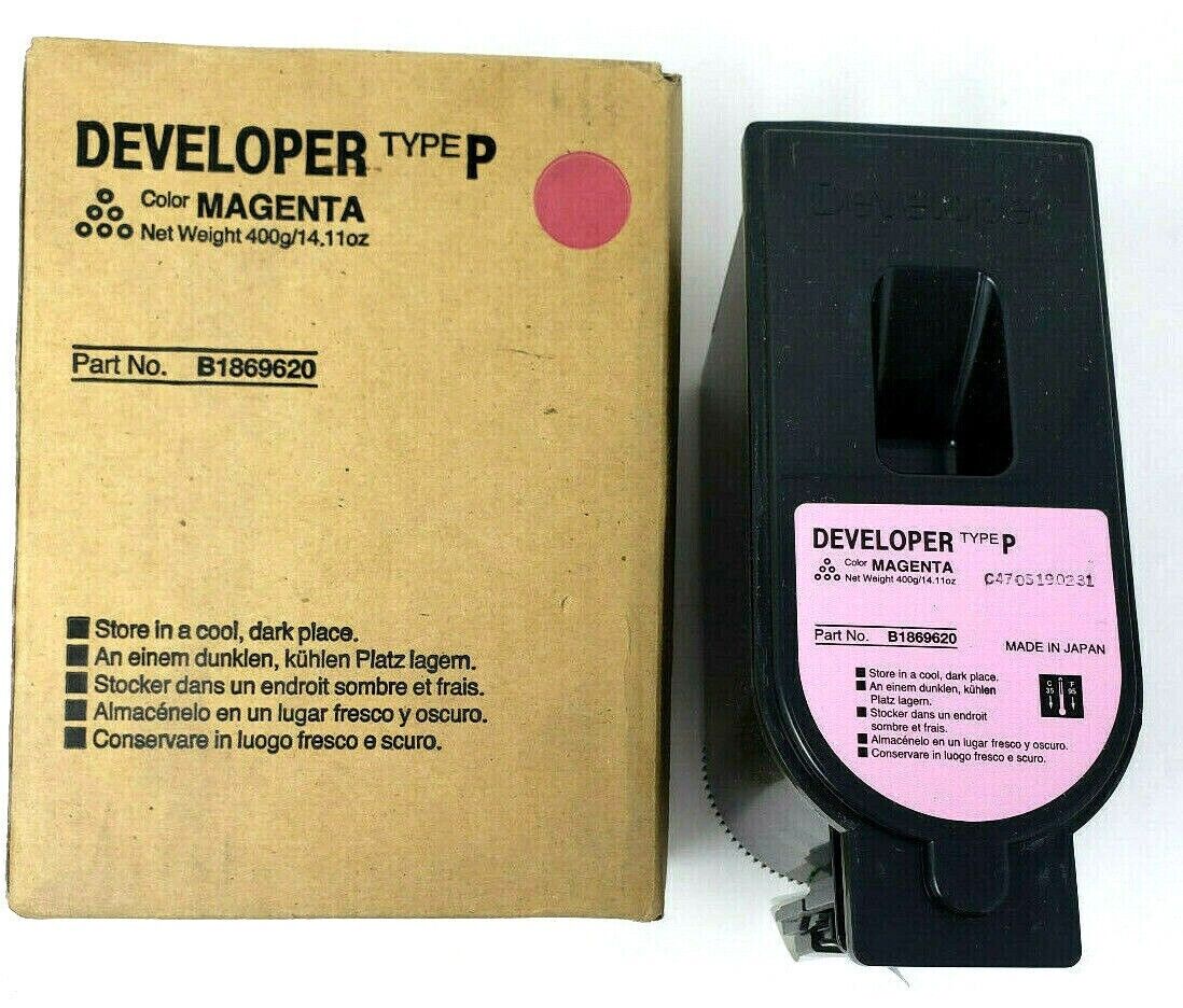 Magenta Toner Developer Type P B1869620 For Ricoh Aficio Color 3131 LC-031 OEM