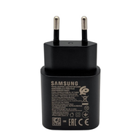 Samsung USB C Super Fast Wall Charger Euro PIN 25W For Galaxy S22 S23 S24 S25