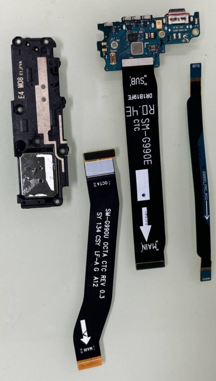 Charging Port & Loudspeaker Flex Cables Replacement for Samsung Galaxy S21 FE 5G