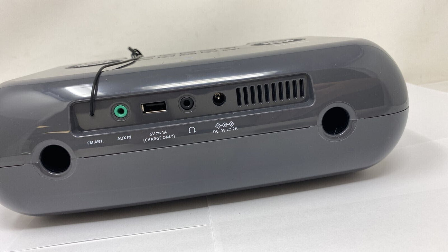Sangean RCR- 30 Digital Tuning Clock Radio FM AM Bluetooth Aux USB Soother READ
