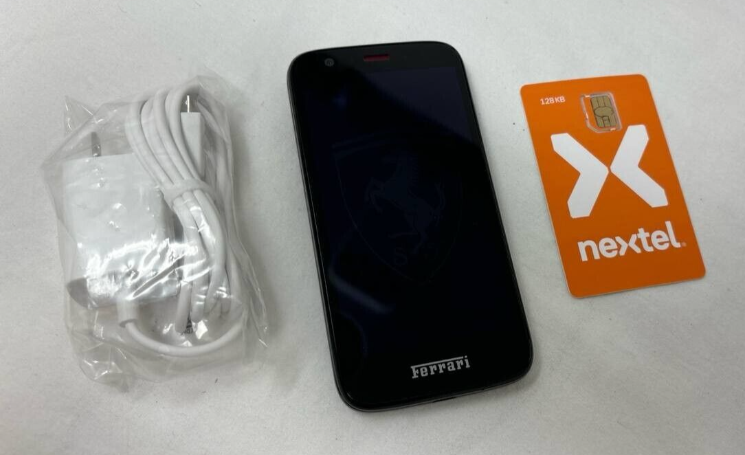Motorola Moto G Ferrari Edition XT1003 Smartphone Phone Android Nextel RARE OB