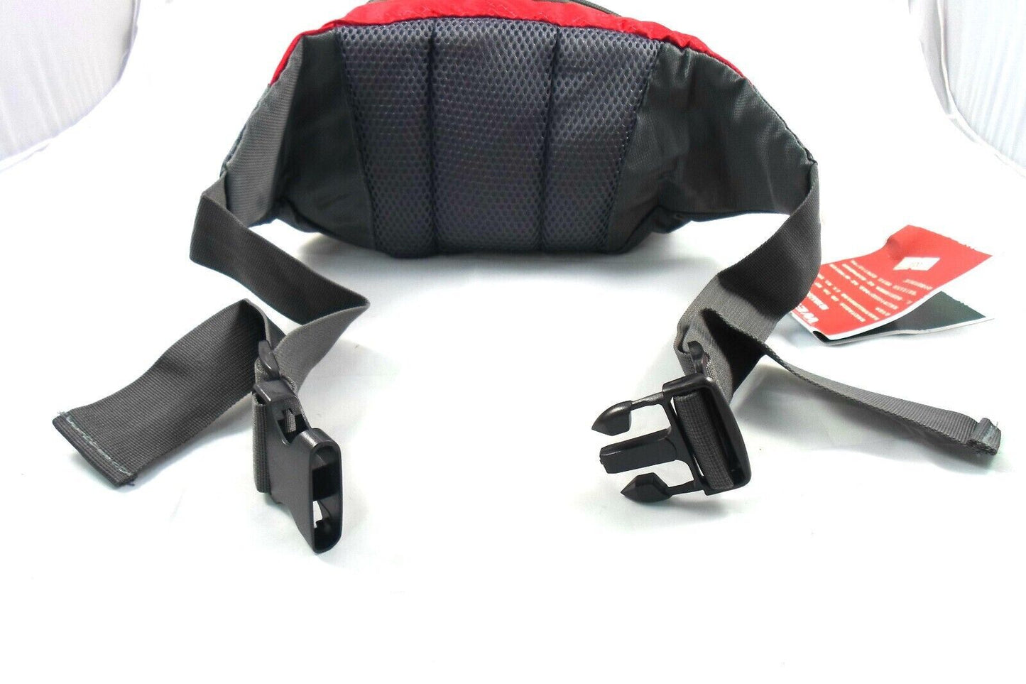 Sport Fanny Pack Waist Bag Fanny Gray Red Spacious Hip Belt Unisex Travel Pouch