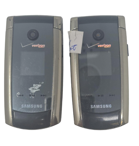 2 Lot Samsung SGH-U700 Verizon Phone Untested Flip Antique USED Wholesale repair