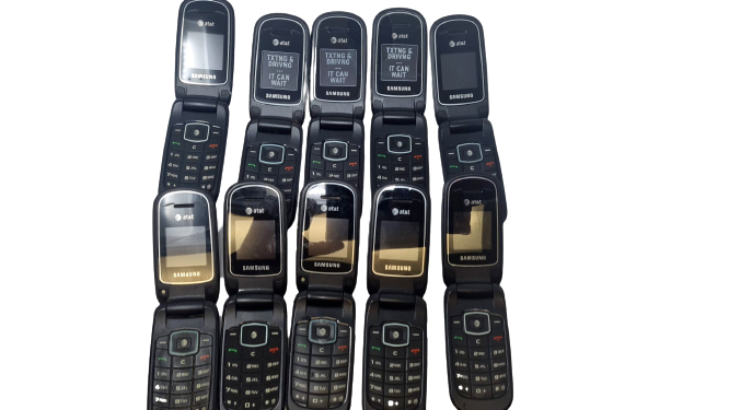 10 Lot Samsung SGH-A107 Flip Phone GSM Wholesale As Is Used A107 CLAM Wholesale