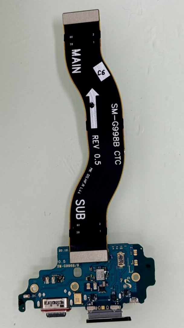 Main Flex Cable Charging Port Board Kit for Samsung Galaxy S21 Ultra SM G998B