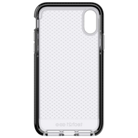 Tech21 Evo Check Slim Case for Apple iPhone XS Max Cover Smoky Clear Black
