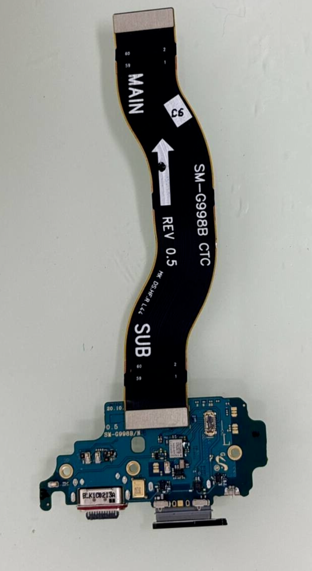 Main Flex Cable Charging Port Board Kit for Samsung Galaxy S21 Ultra SM G998B