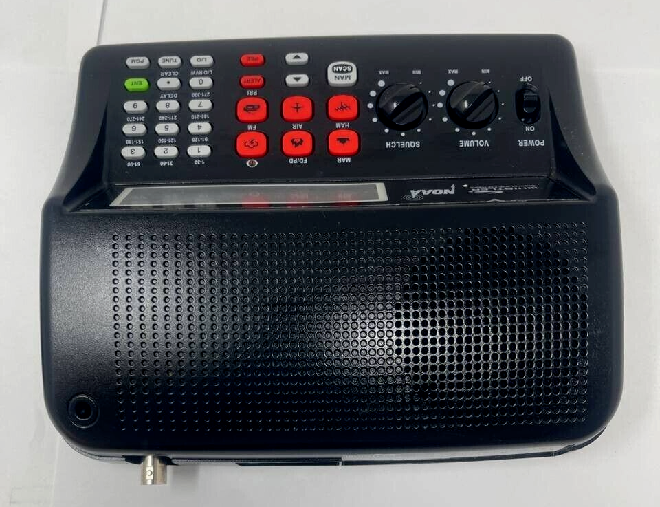 Whistler 300 Channel Desktop Analog Radio Scanner Weather Alerting FM Radio