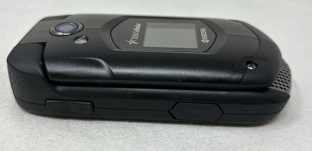 Kyocera DuraXA E4510 US Cellular Mobile Phone Flip Cellphone Micro USB Black