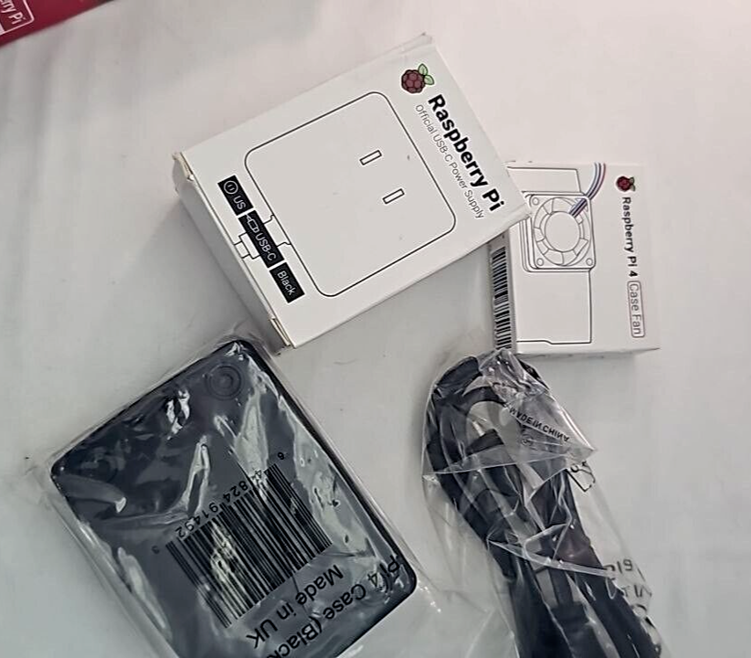 Melopero Model B USB C Power Supply & Case Fan HDMI Cable for Raspberry Pi 4