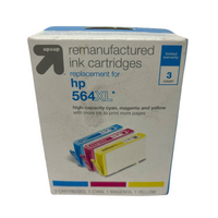 Up&Up HP 564XL Pack High Yield Ink Cartridge Cyan Magenta Yellow For Deskjet Fax