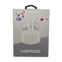 True Wireless Earbuds Monster Verse Bluetooth 5.0 In-Ear White Handsfree Buds