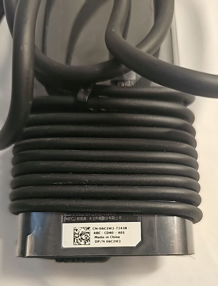 Dell 90W Laptop Power Adapter for Latitude Inspiron XPS Vostro Alienware Studio