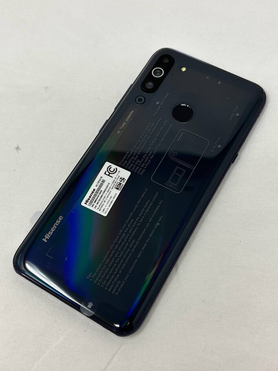 Hisense Infinity H40 Smartphone Capture Magic AT&T Quad 128GB Unlocked 6.53 48MP