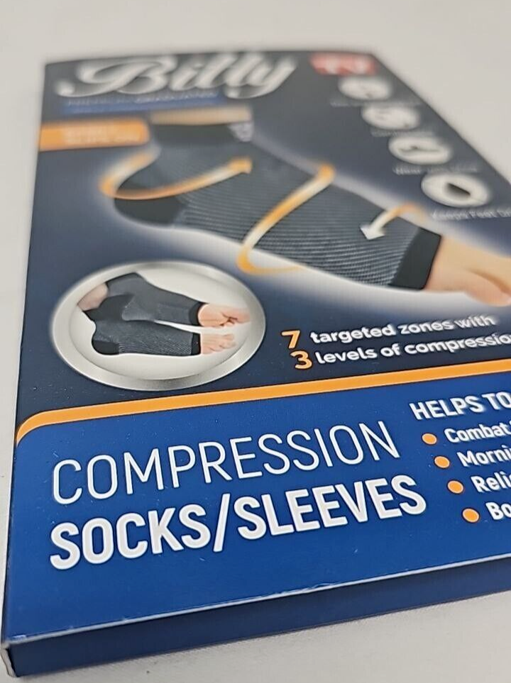 Pink Bitly Plantar Fasciitis Socks Premium Ankle Compression Support Foot Small