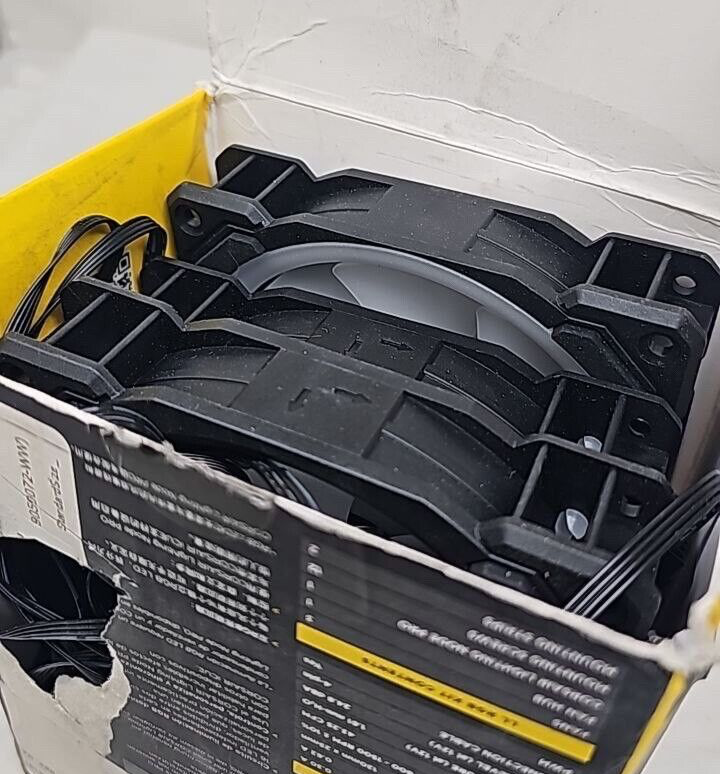 Corsair LL Series LL120 LED PWM Computer Case RGB 120mm 3 Fan Pack Set