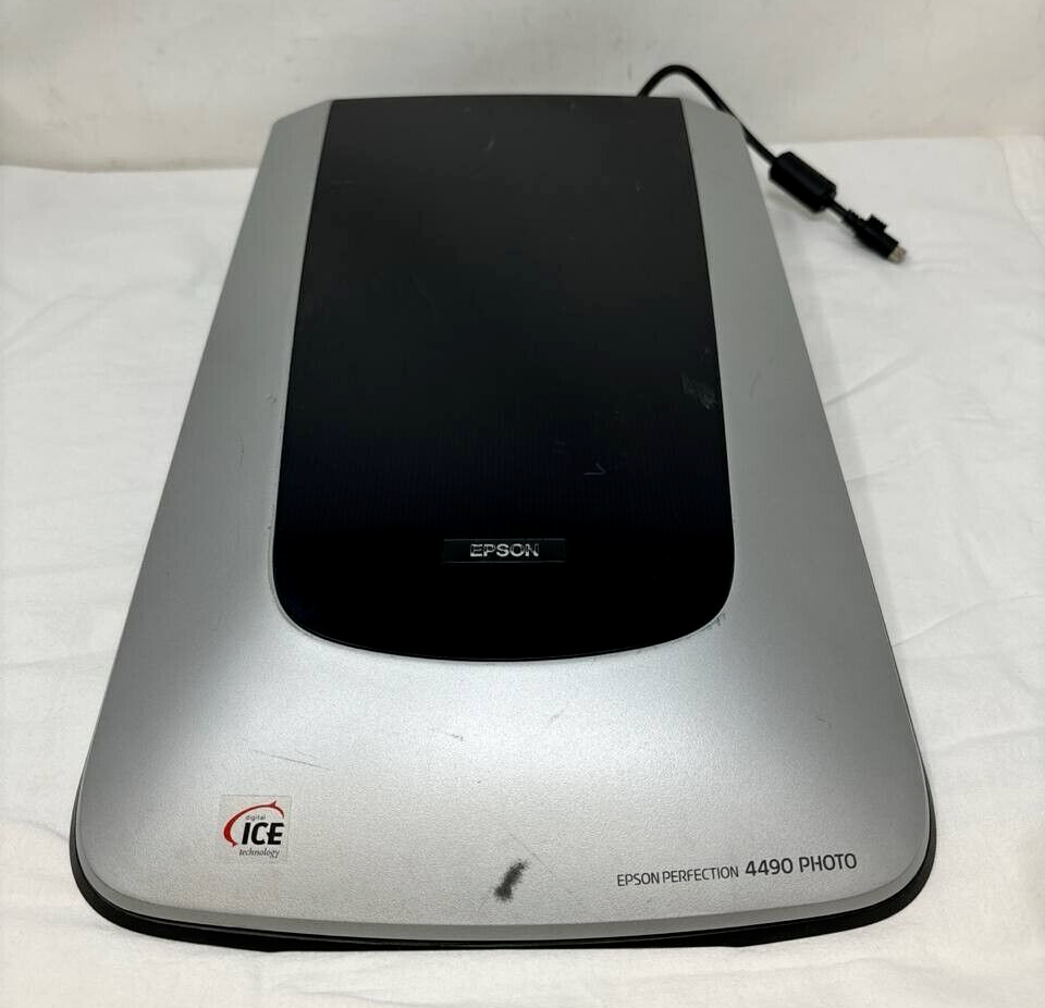 Epson Perfection 4490 Flatbed Photo Scanner Negatives Slide USB 4800 x 9600 OEM