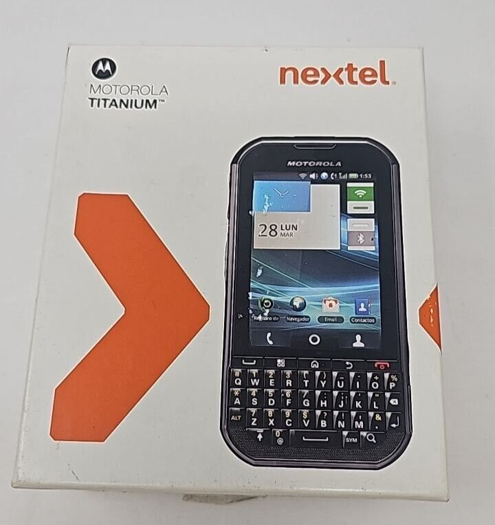 Motorola Titanium Rugged Phone Nextel Push to Talk iDEn 3.1 Brazil Walkie Talkie