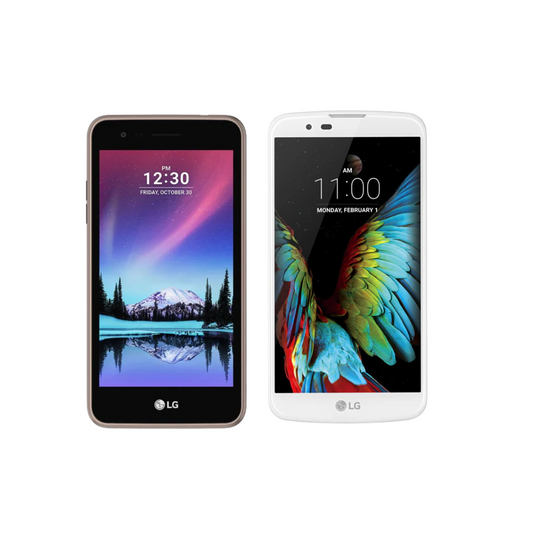 2 Lot LG K4 LG-X230F 2017 and K10 LG-K430T 2016 Mobile Phones Smartphones READ