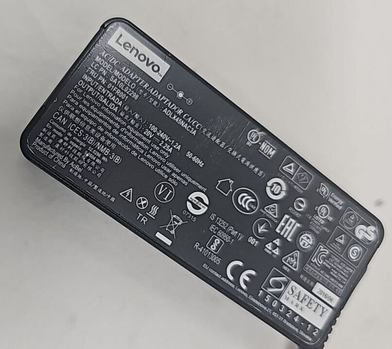 Lenovo Power Adapter Laptop Charger 45W For Ideapad 100-15IBY Chromebook E41-50