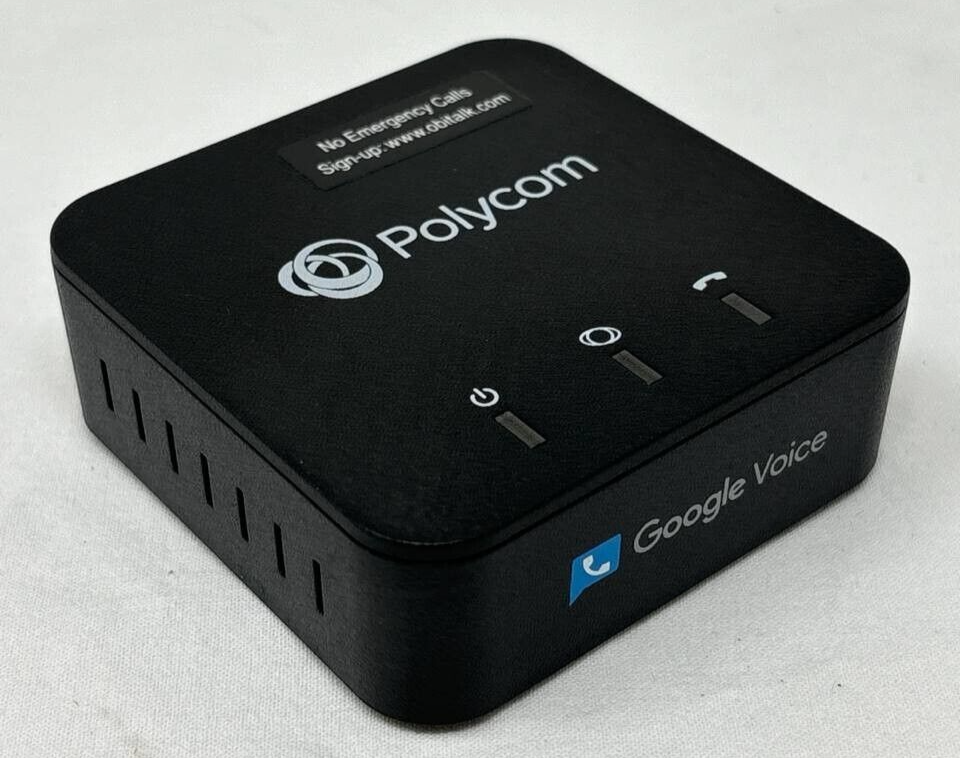 Polycom Obihai OBi200 1 Port VoIP Adapter with Google Voice Fax Support for Home