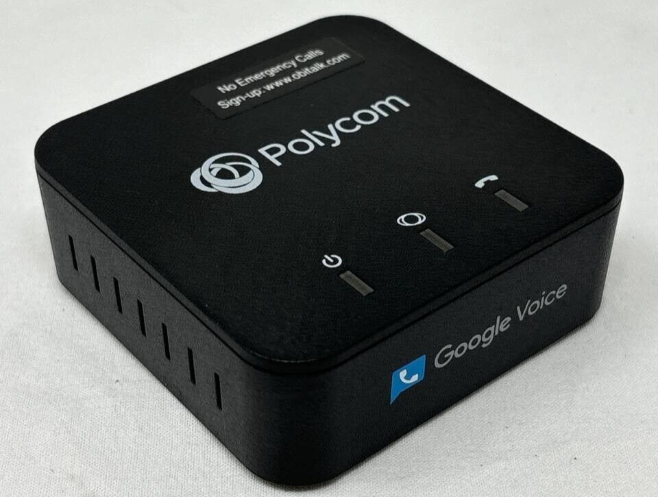 Polycom Obihai OBi200 1 Port VoIP Adapter with Google Voice Fax Support for Home