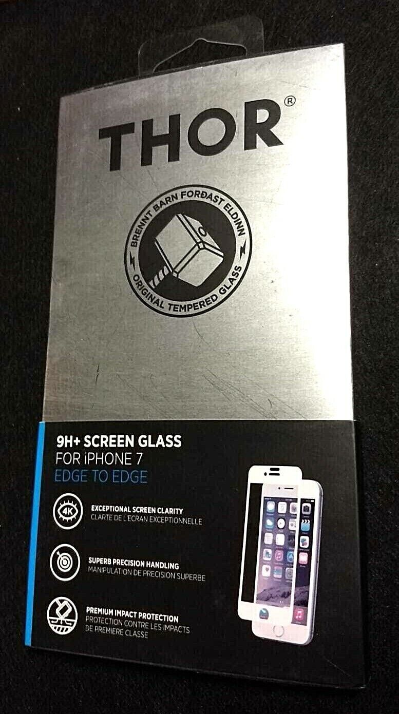 Thor Tempered Glass for Apple iPhone 7 Gen Full Screen Protector Original