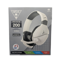 Turtle Beach Recon 200 Wired Gaming Headset Surround Sound for PC No Power READ