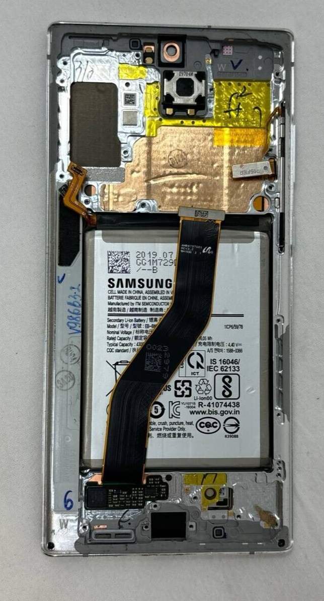 2 Lot Samsung Galaxy Note 10 + 6.8" 12MP Fingerprint Battery Replacement Bad LCD