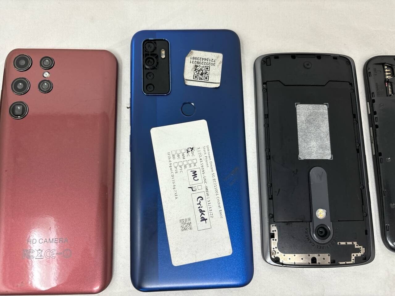 14 Lot Mixed Smartphone Moto G G3 Pure Nexus Samsung Galaxy S22 Ultra Repair