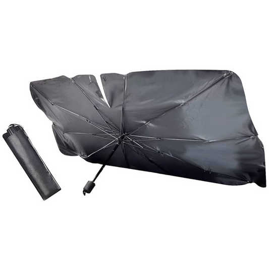 Ajxn Car Windshield Sun Umbrella Shade Protector Cover 31" - 55" Foldable Light