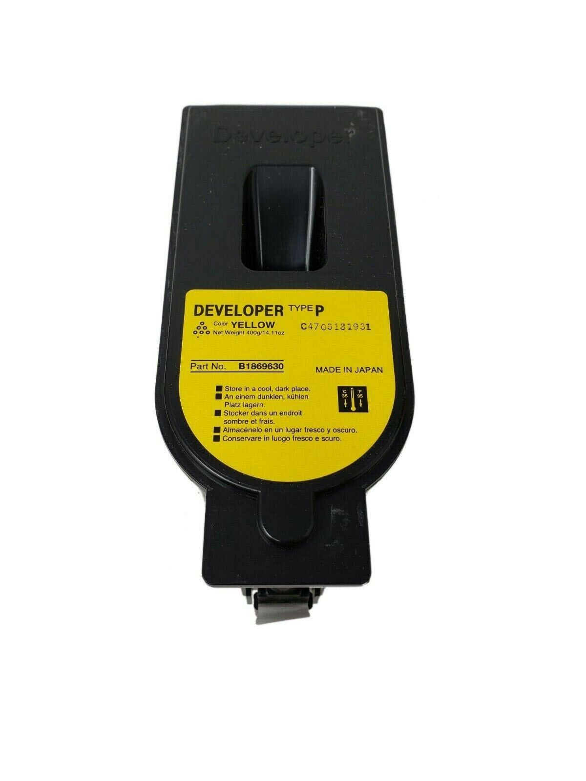 Genuine New Yellow Toner Developer Type P B1869630 For Ricoh Aficio SDC-53 3131