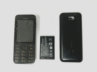 Nokia 208 Bar Phone 2.4" Stereo FM Radio 1.3MP Bluetooth Dual SIM Working GSm