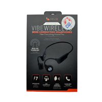 Helix ProSeries Vibe Ear Hook Bone Conduction Wireless Headphones Hands Free