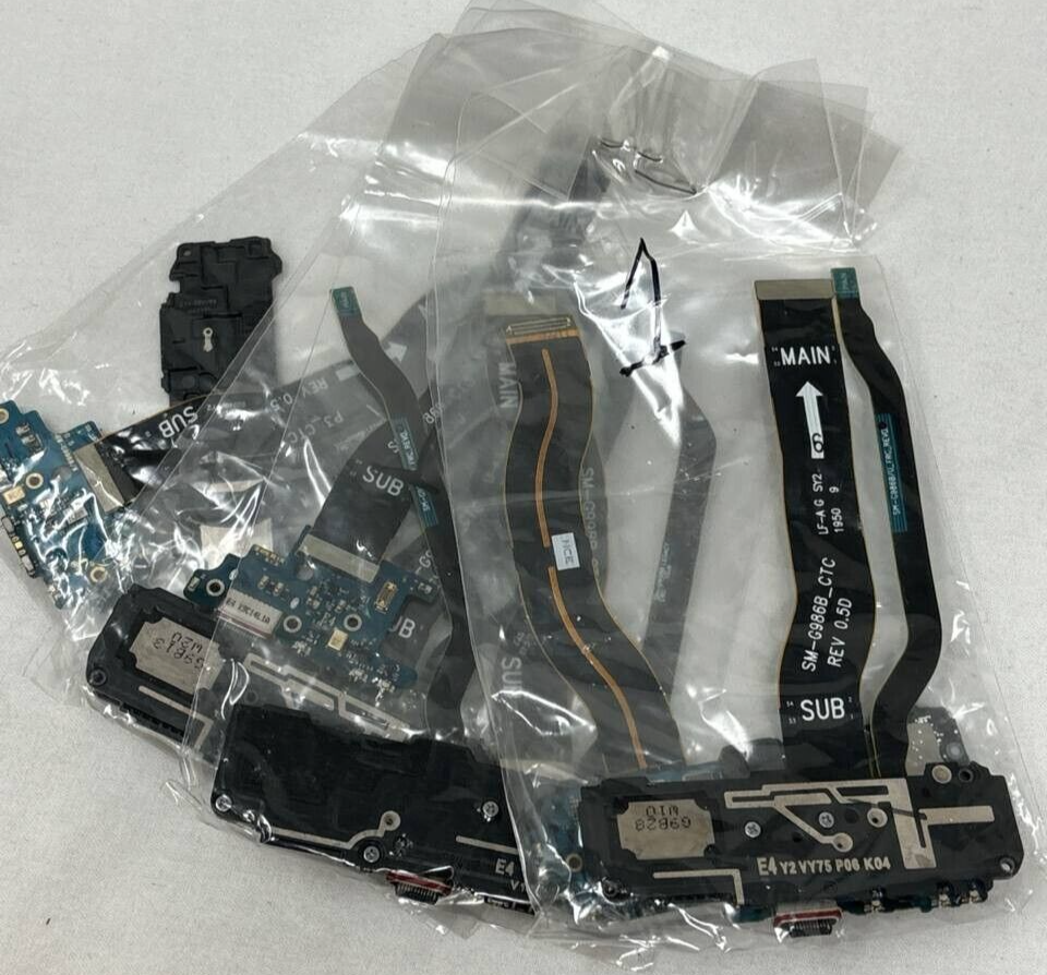 Charging Port Flex Cable & Loudspeaker for Samsung Galaxy S21 Ultra SM-G998 Orig