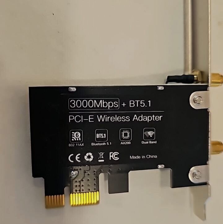 EDUP PCI-E Wireless External Network Adapter Card 3000Mbps WiFi 6 Bluetooth 5.0