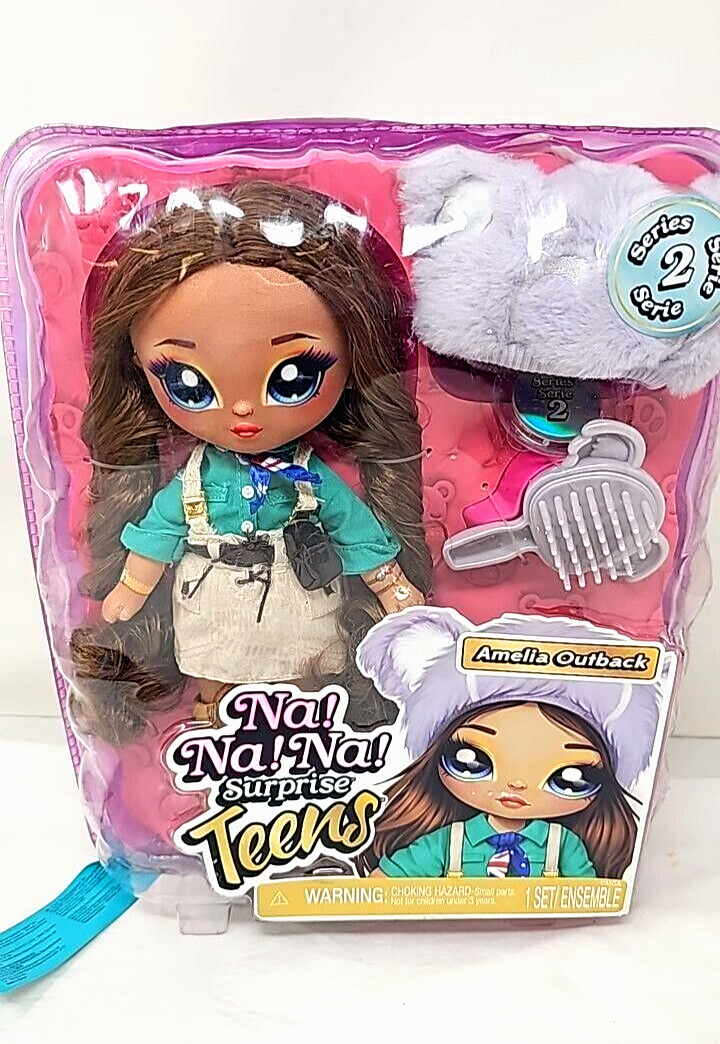 Na Na Na Surprise Teens 11" Fashion Doll Amelia Outback Soft Poseable Koala Hat