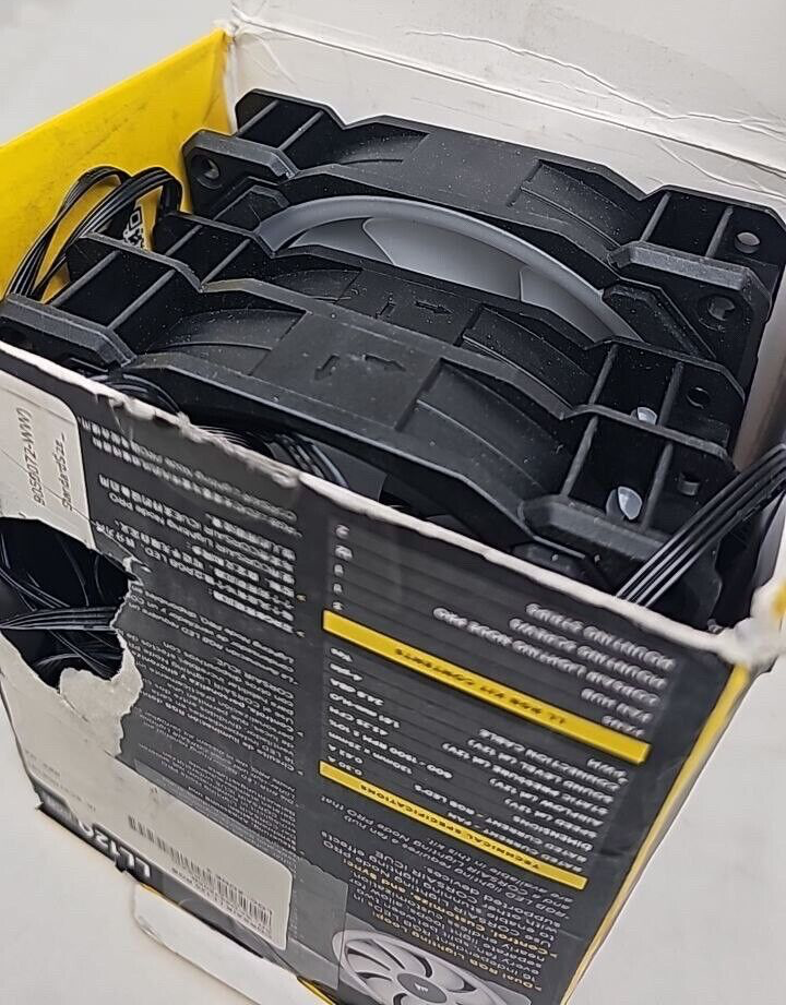 Corsair LL Series LL120 LED PWM Computer Case RGB 120mm 3 Fan Pack Set