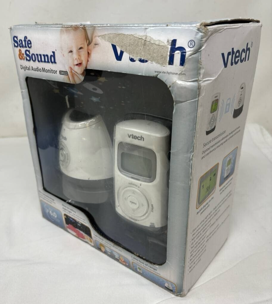 Vtech DM222 Digital Audio Baby Monitor Talk Back with Ceiling Night Light Glow