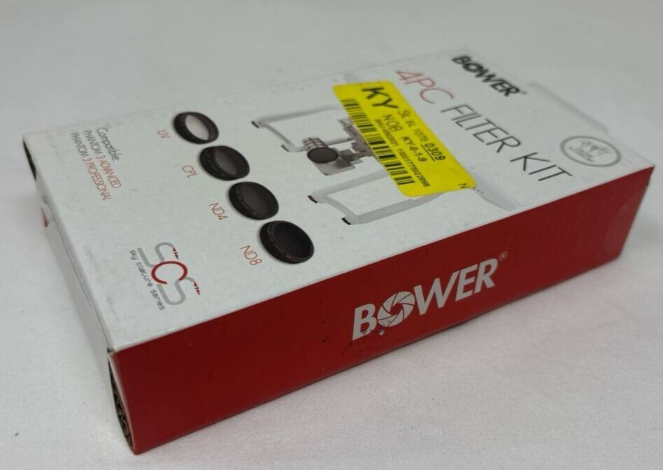 4 Pack Bower Sky Capture Series Filter for Phantom 3 Professional & Advanced