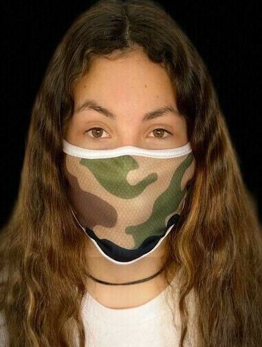 New Unisex Face Mask Reusable Washable Casual Militar Camo Camouflage For Adult