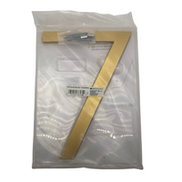 Everbilt 10 in House Numbers 7 0 5 Brushed Brass and 9 3 Antique Copper Aluminum