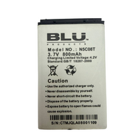 Battery BLU N5C08T for BLU Z5 Music Z252 Aria Jenny II TV 2.8 Q170T Q170W Samba