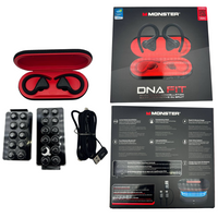 Monster DNA FIT True Wireless Sport Earbuds ANC IPX5 Ear Hook Running Headphones